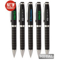 Union Printed, Promotional "Ebon" Grid All Metal Twister Pen